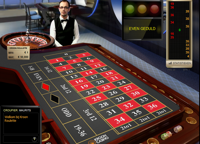 hoge inzet Live roulette